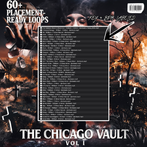 The Chicago Vault Vol. I - 60+ Placement Ready Dark Loops