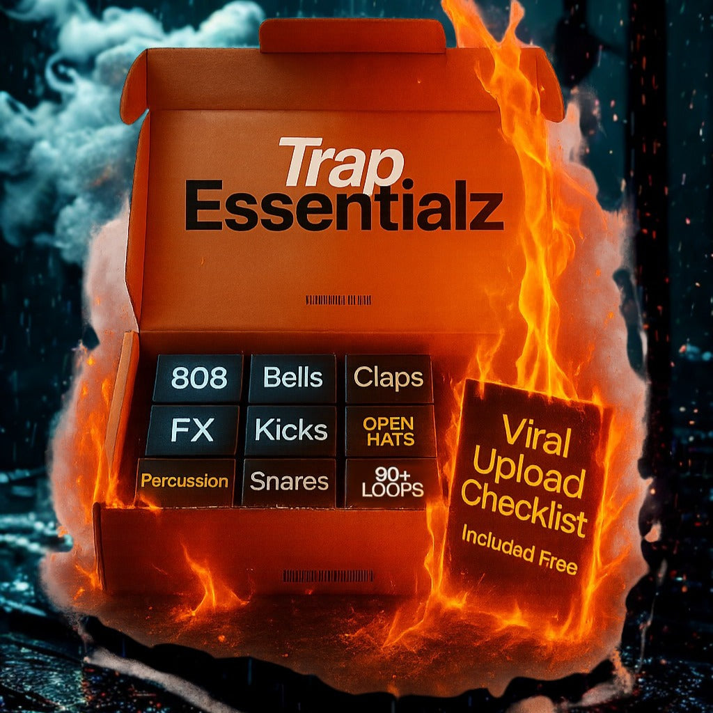 Trap Essentialz - Viral Drum Kit + 96 Royalty-Free Loops (+ Bonus Checklist)